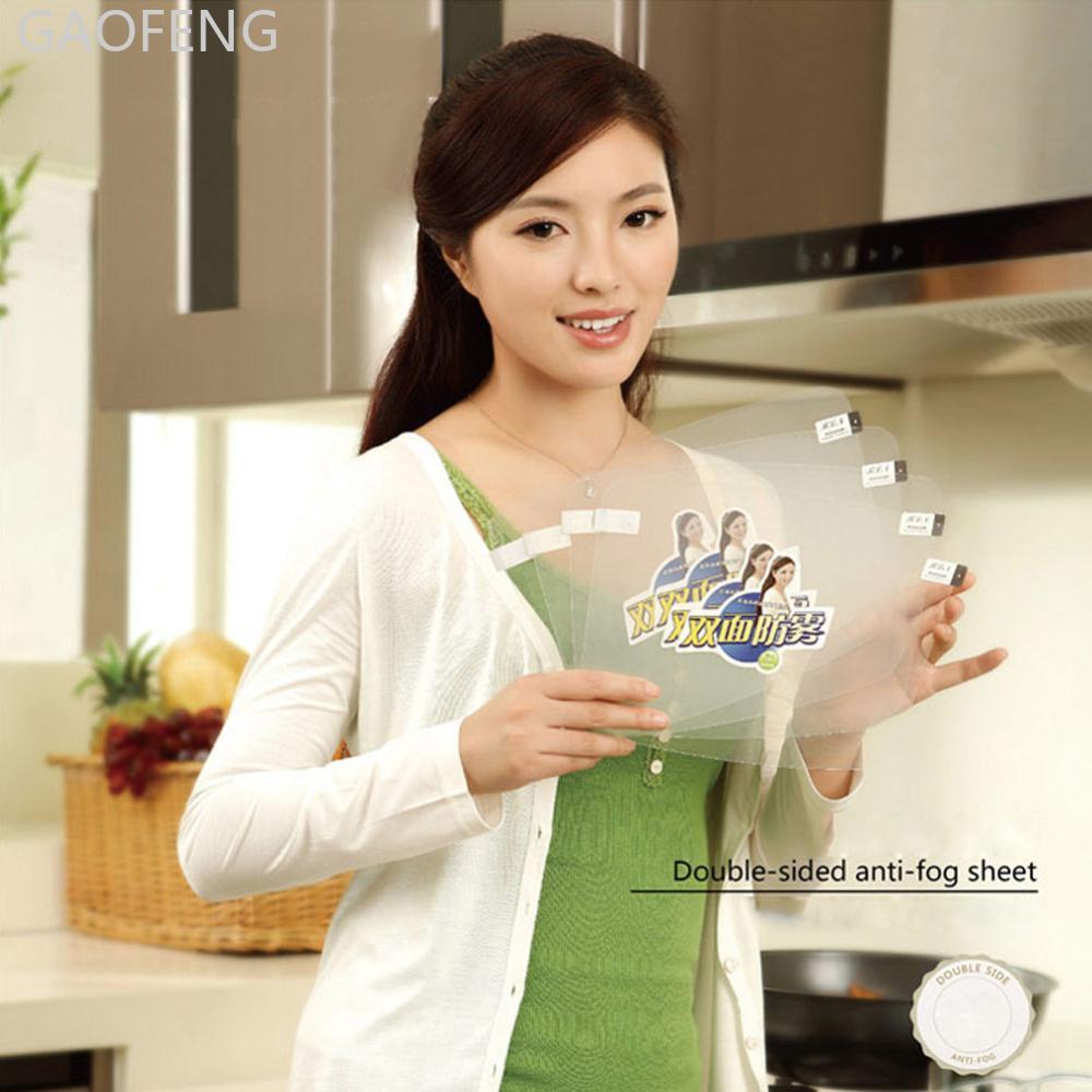 GAOFENG เปลี่ยน Face Shield สองด้านป้องกันหมอก 9.8"x7.6" ใส APET N3O3