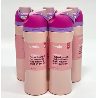 [พร้อมส่ง] Owala FreeSip 24/32oz แก้วสแตนเลส 304 ฉนวนสุญญากาศ เก็บความร้อน ฝาล็อก กันรั่ว BPA Free พกพาง่าย