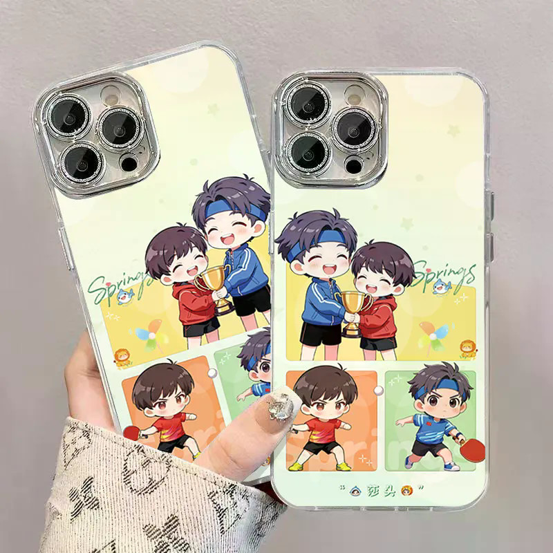 ✨✨5144 Shatou รุ่น Q Son Yingsha Wang Chuqin Yuyarn เคสโทรศัพท์สําหรับ Iphone 17 16 15 14 Pro Max 13