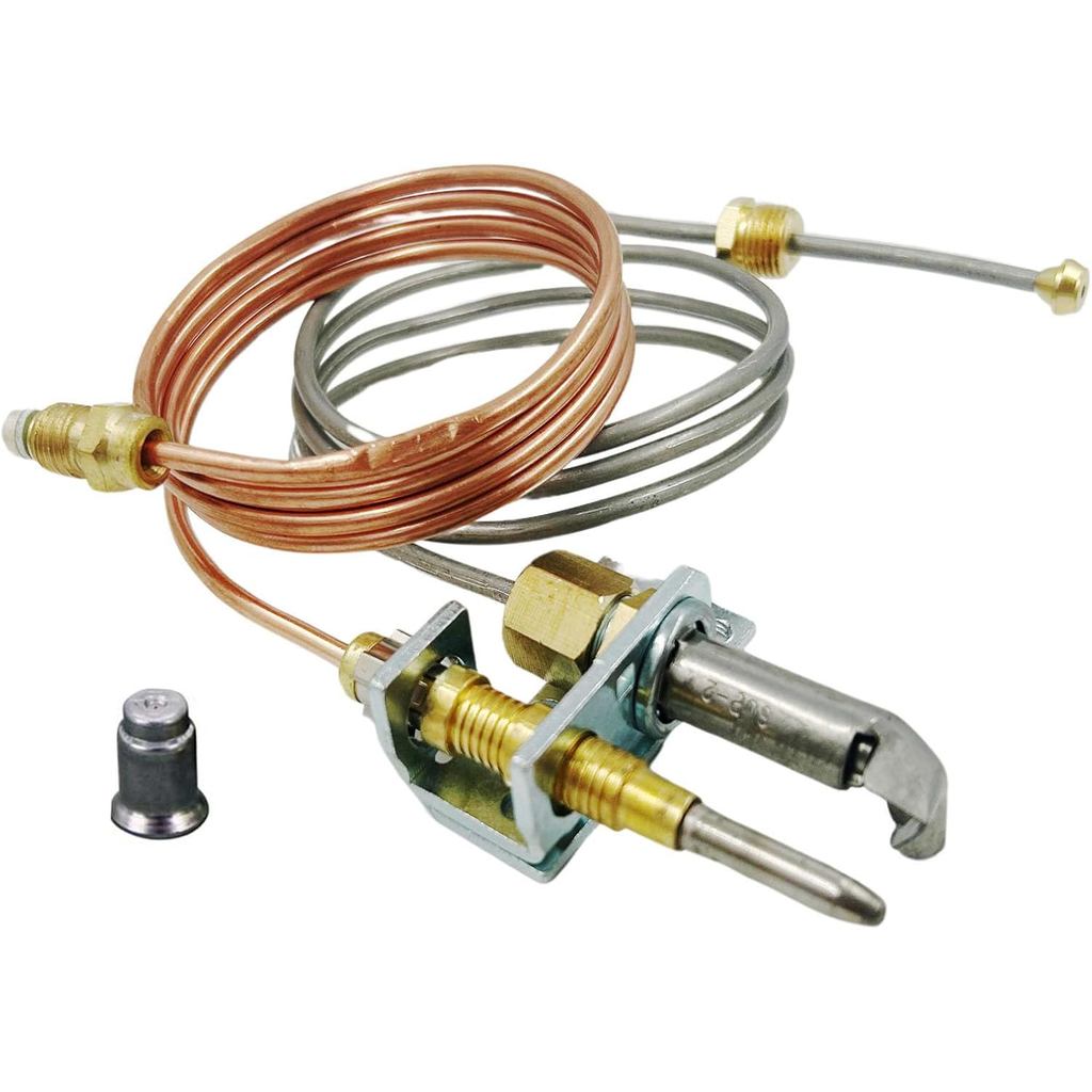 Mensi Replacement Pilot Burner Assembly สําหรับ Rebertshaw 36" ตะกั่วสําหรับแก๊สธรรมชาติและ LP (1602
