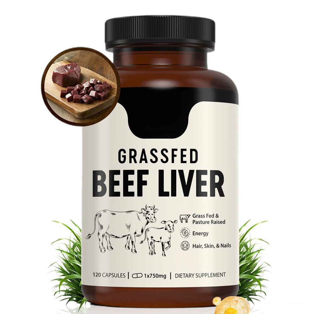 Grass Fed Beef Liver Supports Overall Immune and Physical Health,Digestion,Natural Iron, Beef Liver Supplement