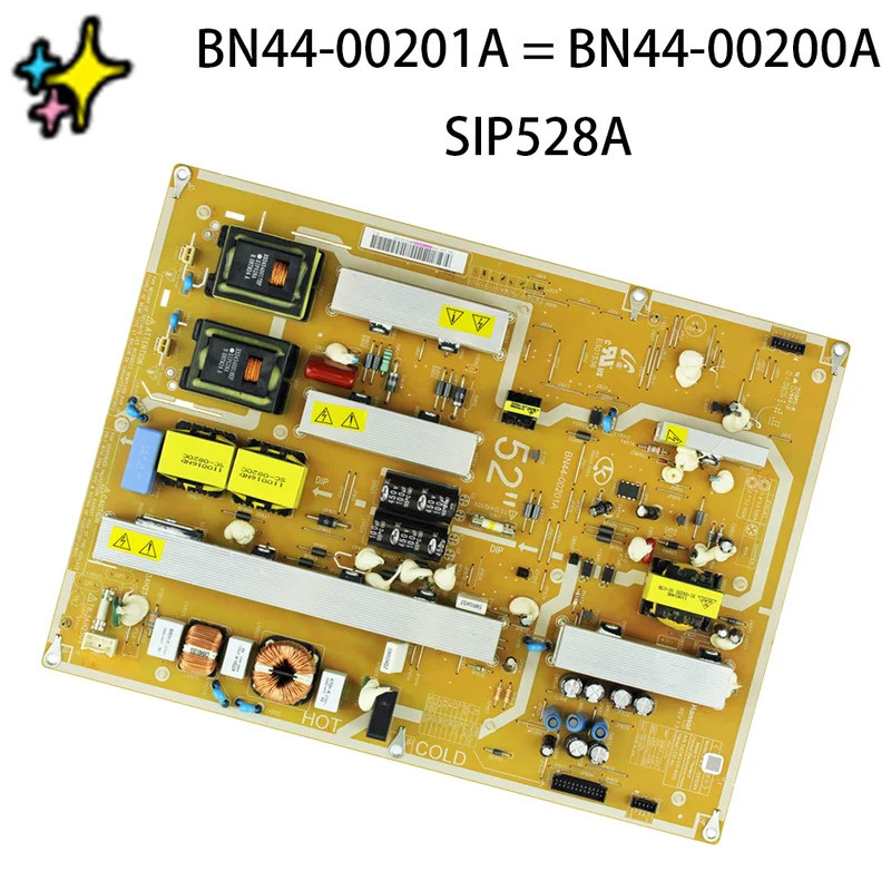 BN44-00201A = BN44-00200A SIP528A บอร์ดจ่ายไฟทีวี/LED สําหรับ LN52A630M1FXZA LN52A650A1FXZA LN52A660