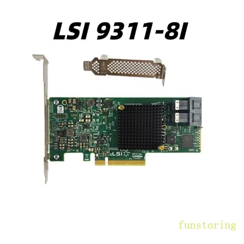 FUN LSI9311 8I 3008 ชิปเซ็ตตาม SAS Controller การ์ด 9600MB S Bandwidth สําหรับสภาพแวดล้อมเซิร์ฟเวอร์