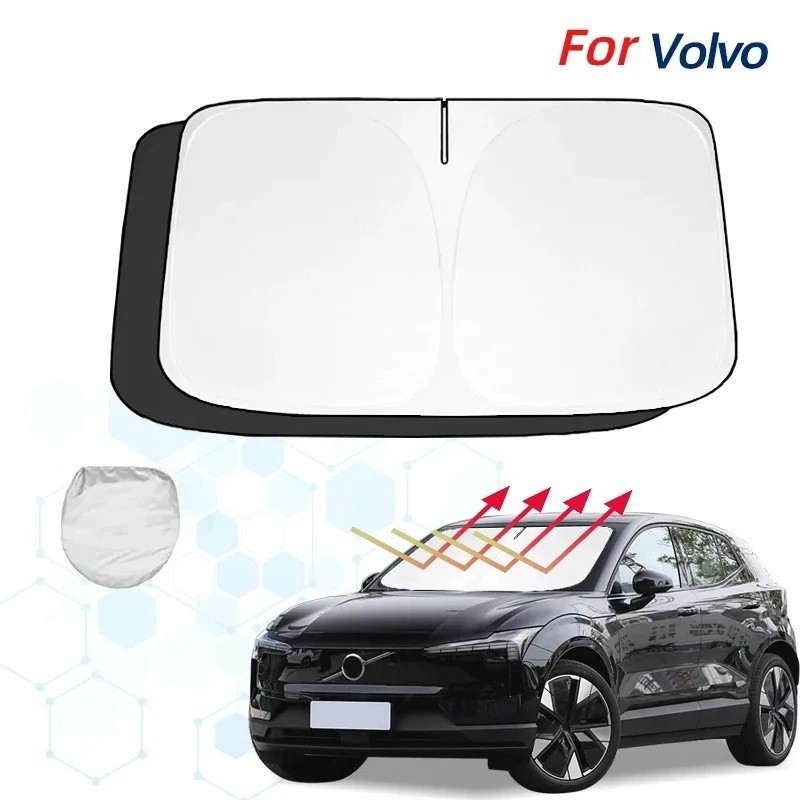 ที่บังแดดกระจกหน้ารถแบบพับได้สําหรับการออกแบบ Volvo EX30 R