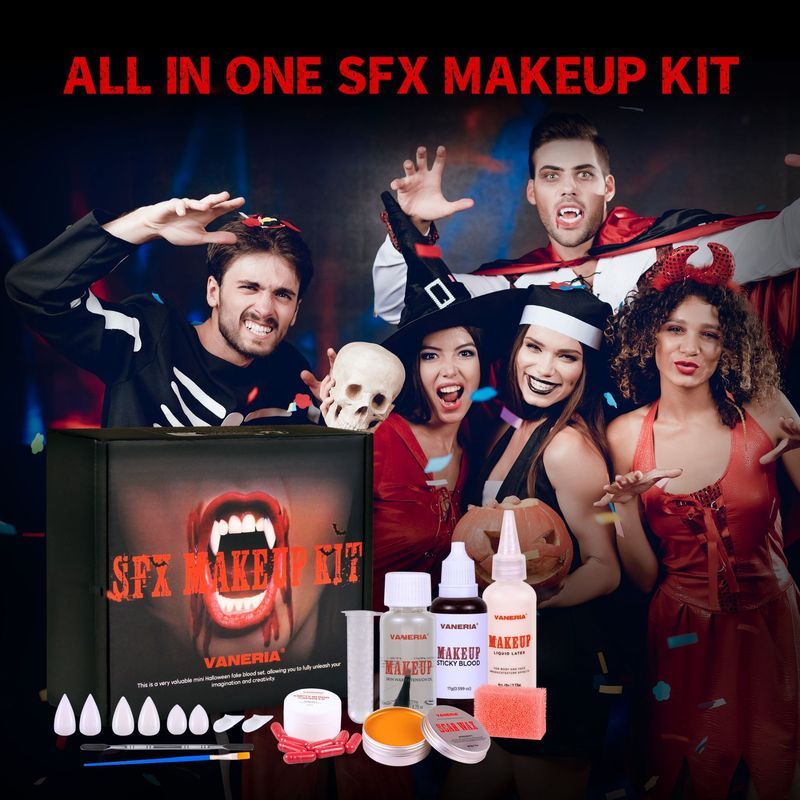 Body Paint Set Box Halloween Makeup Vampire Makeup Stage Plasma Skin Wax Festive Makeup A042208280