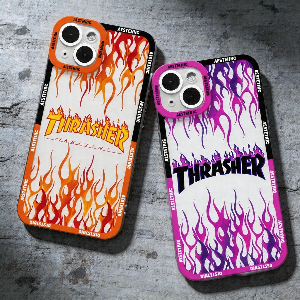 GMN - CASING SOFTCASE BENING MIRROR THRASHER PRO CAMERA COMPATIBLE สําหรับ OPPO A6X A6 PRO 2026 A5 2