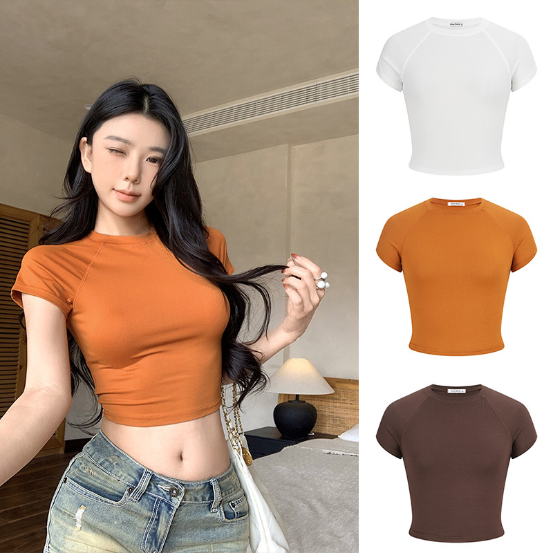 <Moses Queen> เสื้อยืดแขนสั้นคอกลมทรงตรง ทรงเข้ารูป สำหรับฤดูร้อน