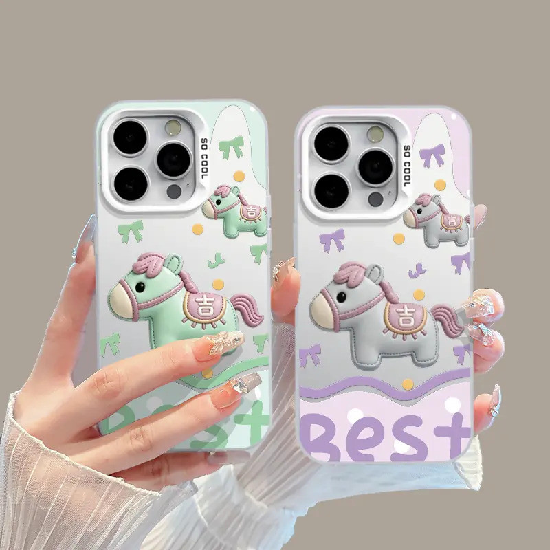 คุณภาพสูงน่ารัก Anti-Fall iPhone 17 PRO MAX สําหรับ iPhone 17 16 15 14 13 12 11 Pro Max Plus XR X XS