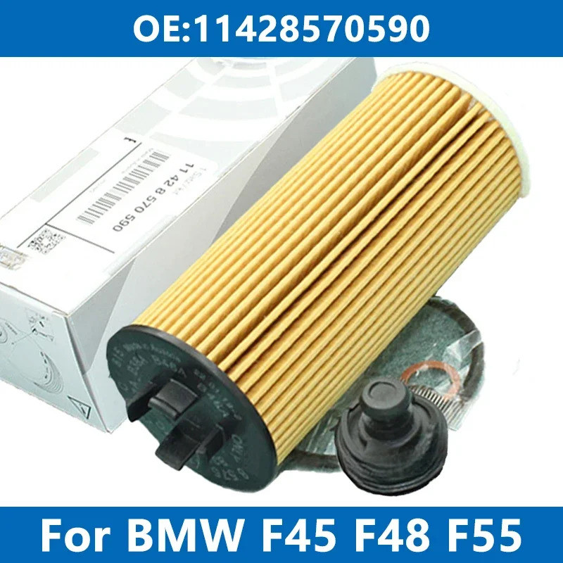 ชุดกรองน้ํามันรถยนต์ 11428570590 สําหรับ BMW F39 F45 F46 F48 U06 U11 216i 218d 220 X1 X2 20d i 25d M