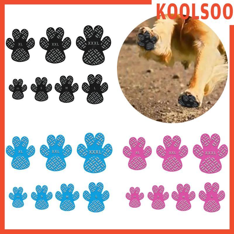 [Koolsoo] 4 ชิ้นแผ่นอุ้งเท้าสุนัขอาวุโส Essentials แผ่นแปะเท้าสุนัขสําหรับพื้นไม้เนื้อแข็งแข็งแรงขึ้นกาวในตัวสุนัข Paw Protector