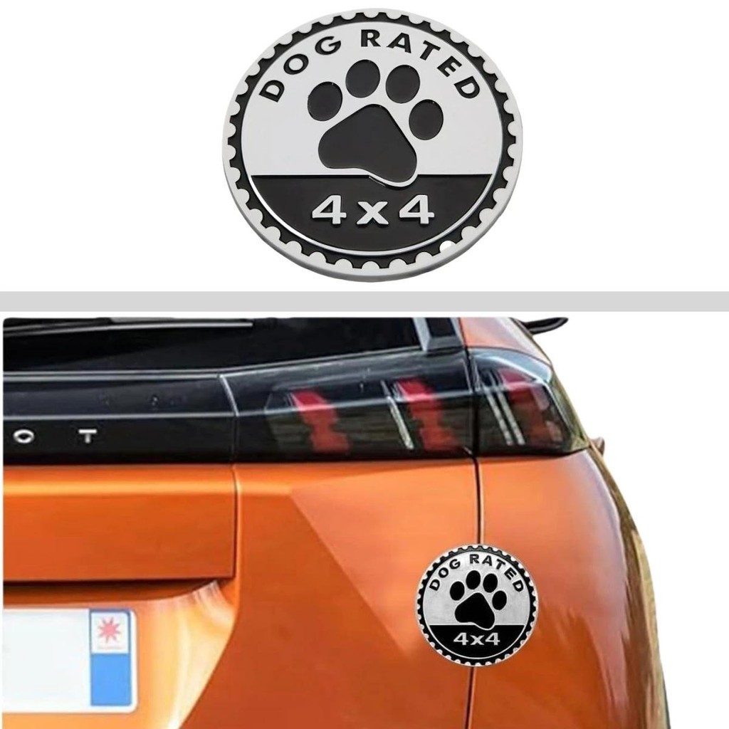 3D สติกเกอร์โลหะ 4X4 Rated โลโก้สัญลักษณ์รถสําหรับ Jeep Wrangler Grand Cherokee Renegade ส่วนบุคคล D