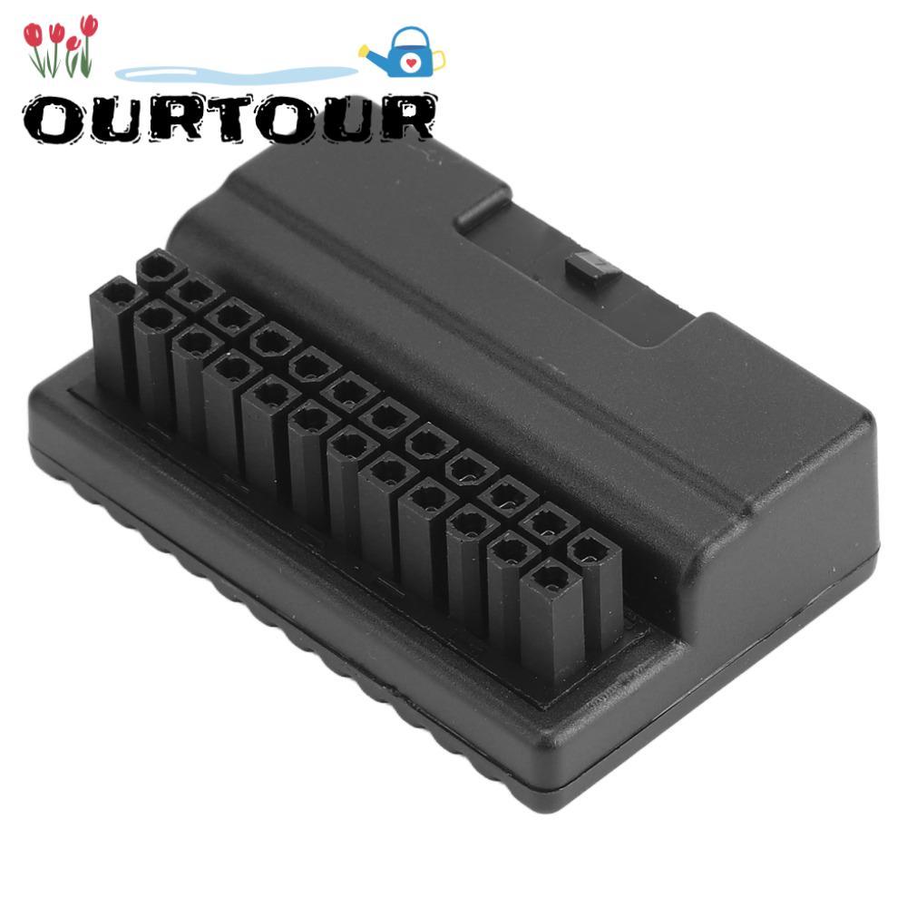URTOUR ATX 24Pin Adapter, 90 องศาการออกแบบมุมขวา 90 องศา, ทนทาน 24Pin Power Adapter Board แหล่งจ่ายไ