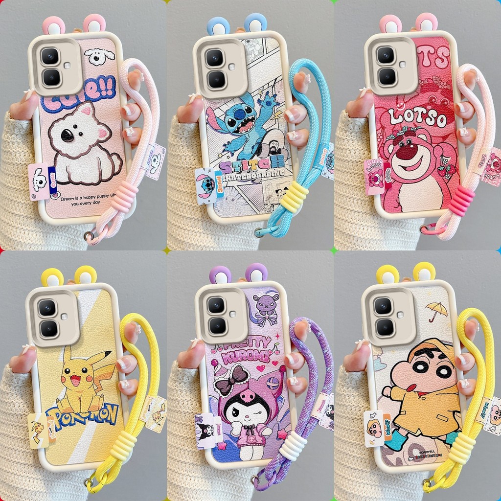 เคส Tecno Spark Go 2 เคสโทรศัพท์ลายการ์ตูนสติ๊กเกอร์น่ารัก