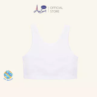 Amusant เสื้อบังทรงสั้นมีซับฟองน้ำบางผ้ายืด Cotton Spandex สำหรับ 6-12 ปี EH2R61
