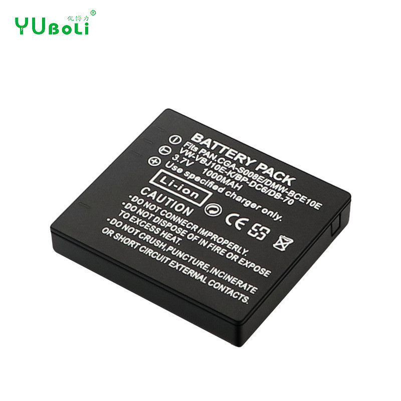 Compatible with PANASONIC DMW-BCE10E lithium battery CGA-S008E camera battery
