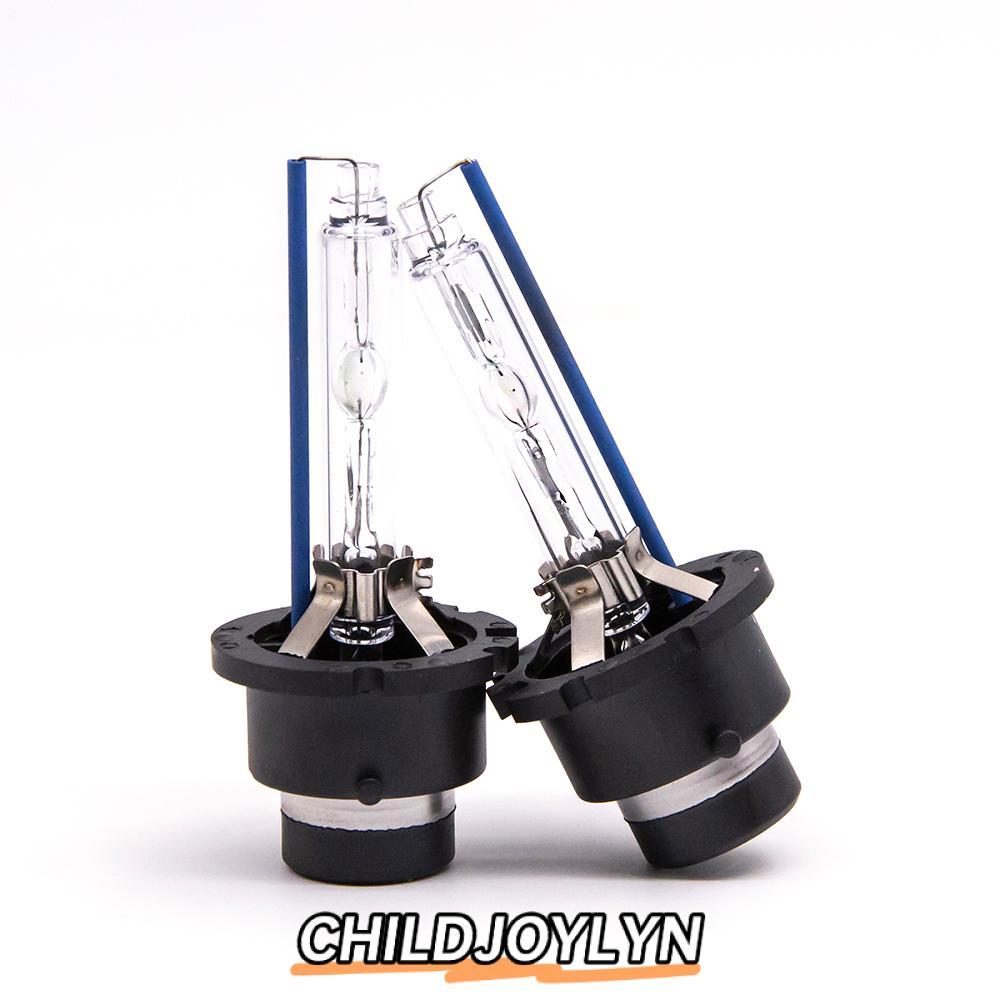 CHILDJOYLYN ไฟหน้าซีนอน 2 ชิ้น, ไฟหน้า LED 4300K/6000K/8000K Warm White, เปลี่ยนโดยตรง D2S D2C 35W