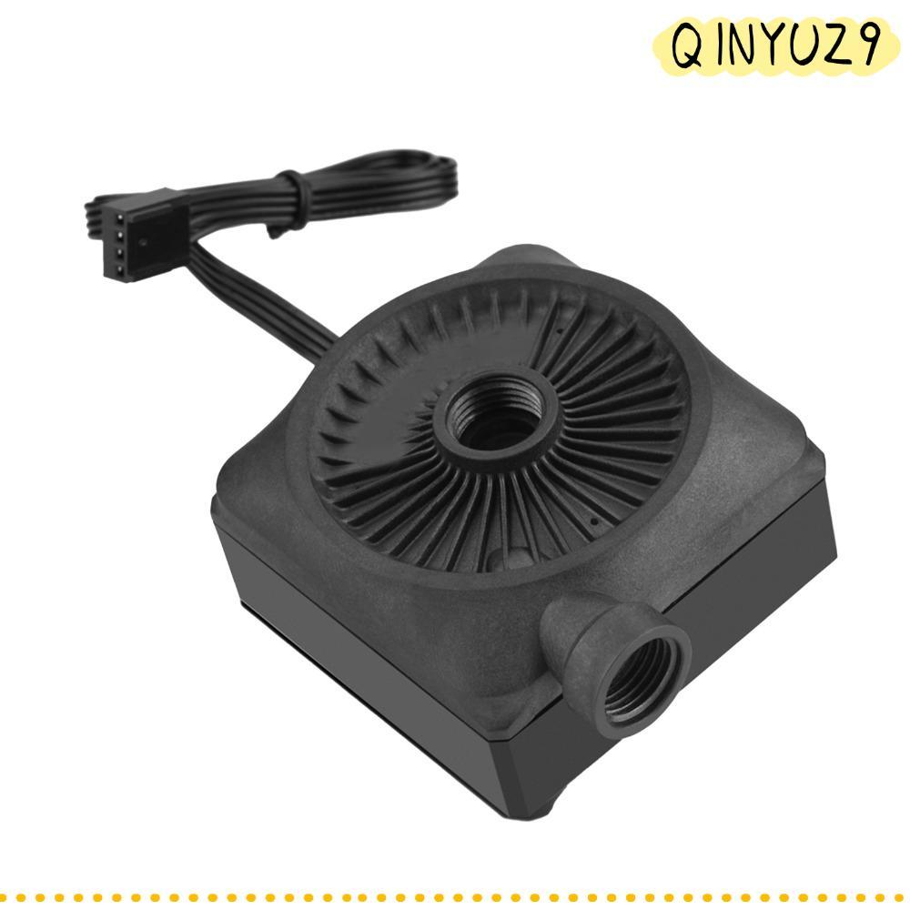 QINYUZ9QX Water Cooling Pump, 450L/h G1/4 Thread CPU Water Pump, เสียงรบกวนต่ํา 12V 0.6A Ultra Quiet