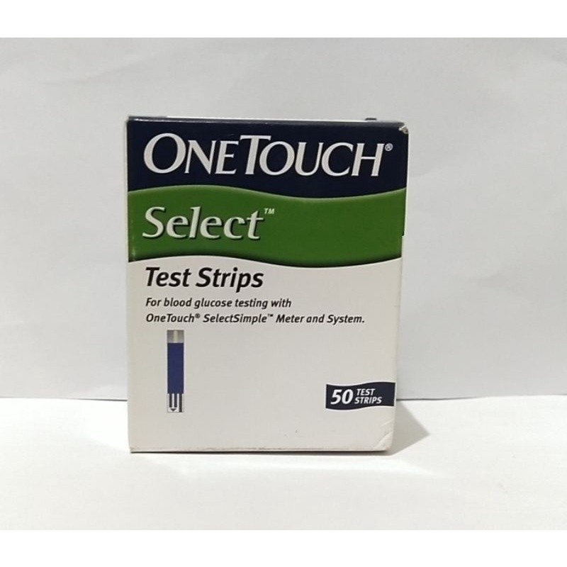 OneTouch Select Simple Blood Glucose Test Strips 50 ชิ้น