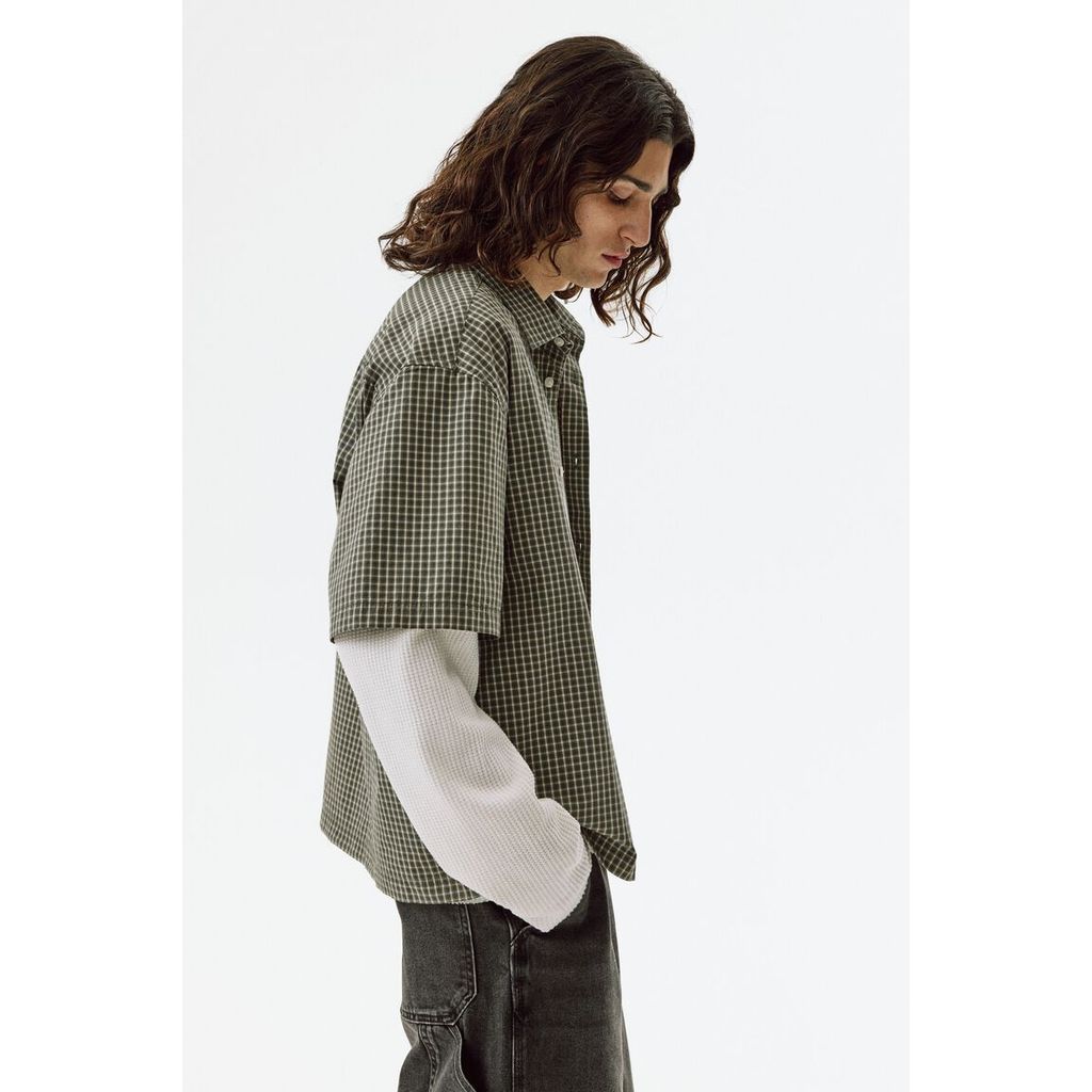H&M قميص رجالي قطن مريح — صورة 3