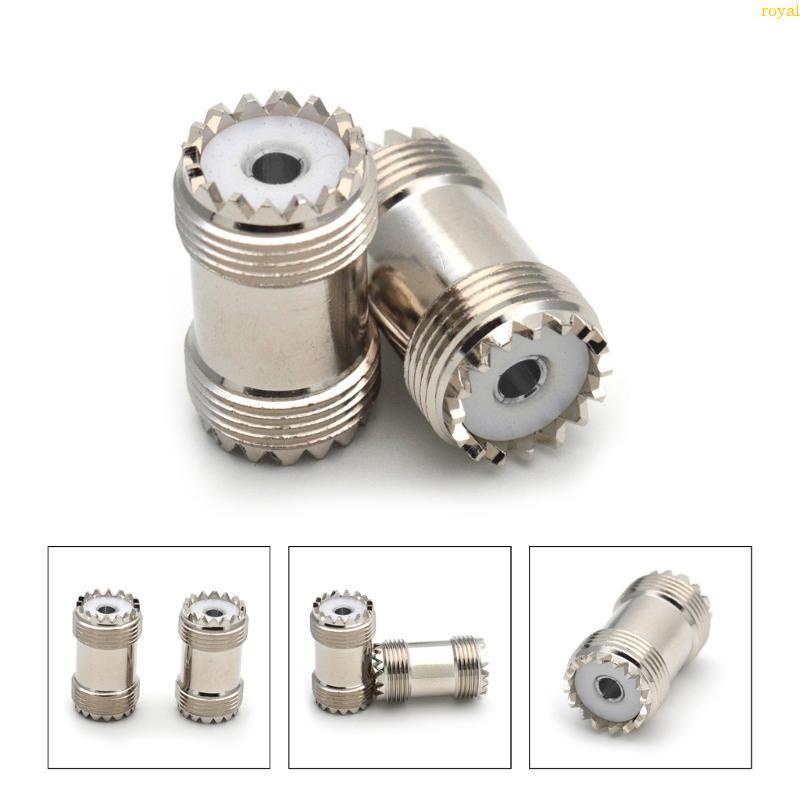 (ส่วนลดสูง)oyalking.th 2 ชิ้น SL16 UHF SO-239 PL-259 ถึง UHF หญิง UHF SO239 PL259 หญิง RF Connector 