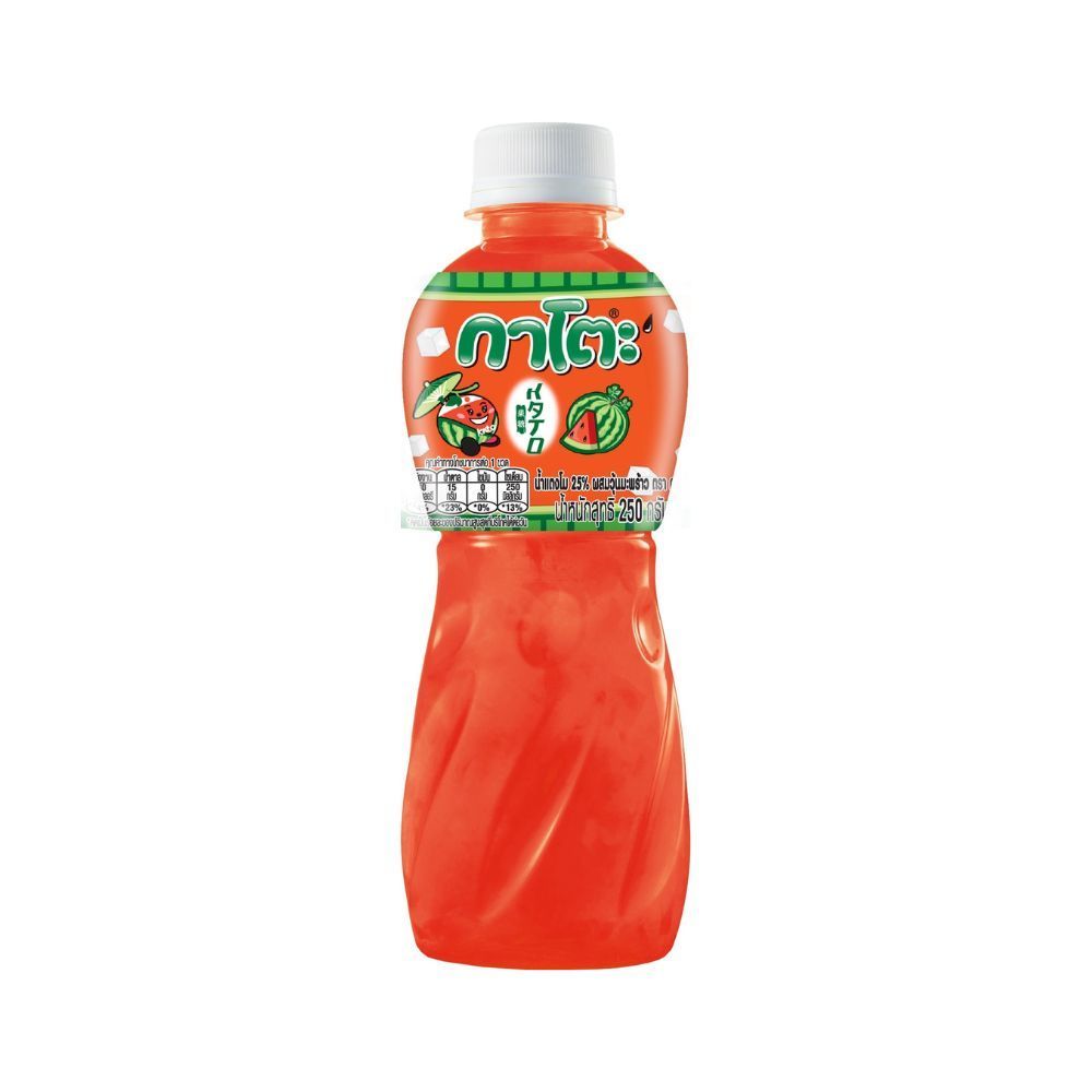[สินค้าส่งด่วน] กาโตะ น้ำแตงโม25%+วุ้นมะพร้าว 250 มล. KATO WATERMELON 25% NATA DE COCO 250 ML.