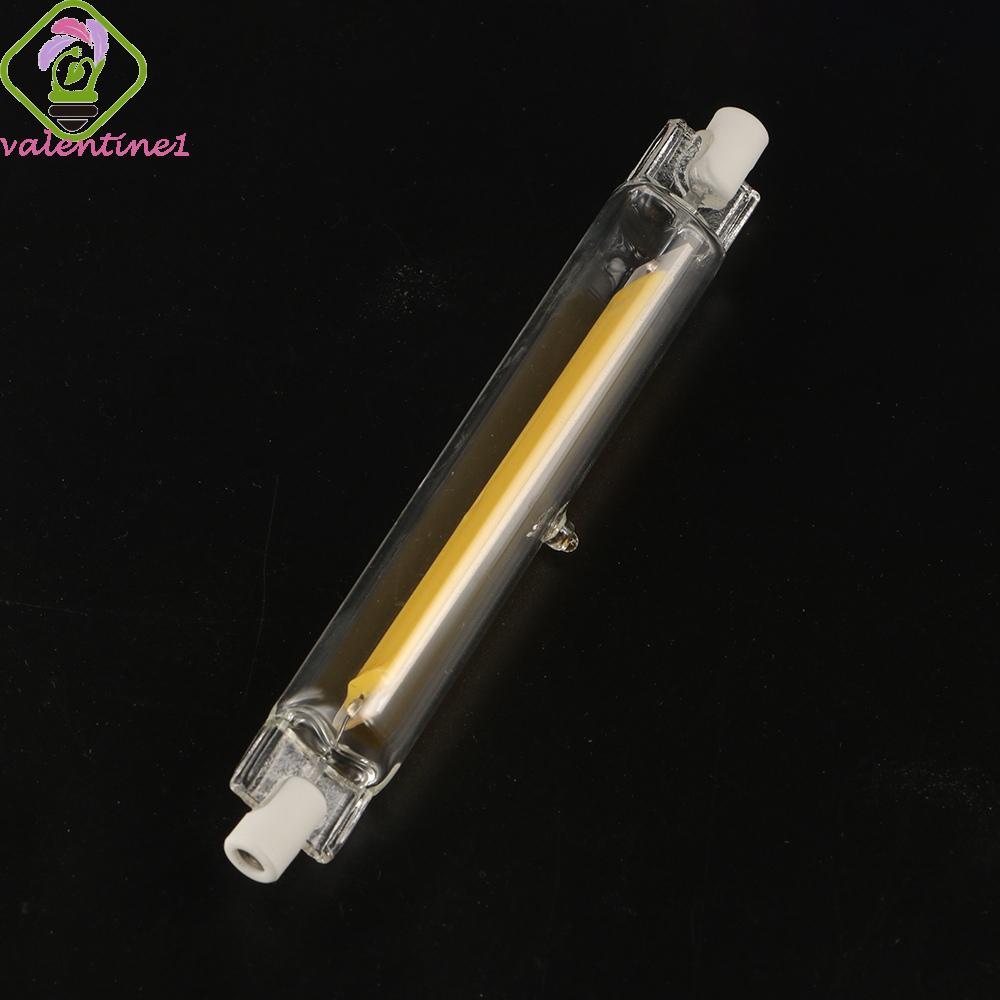 VALENTINE COB Tube Bulb, 110v/220v Dimmable R7S Lamp Tube, Portable Replacement 360 Glow Bar