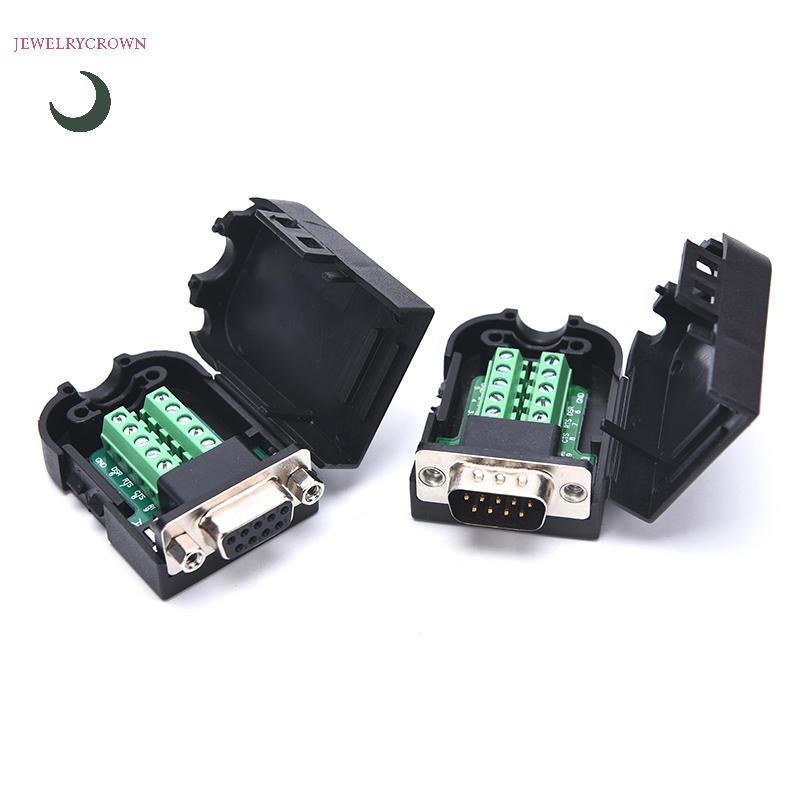 DB9 Connector RS232 ชายหญิง 9 Pin RS485 Breakout Terminals Connectors [VN]