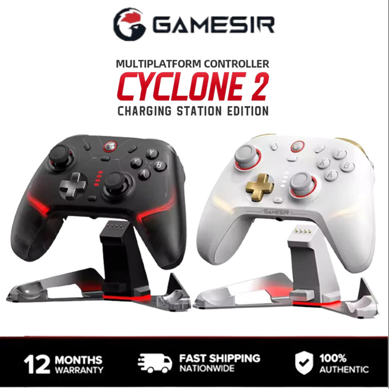 GameSir Cyclone 2 คอนโทรลเลอร์สวิตช์ไร้สายเกมแพดบลูทูธพร้อมเอฟเฟกต์ห้องโถงสําหรับโทรศัพท์ Nintendo S
