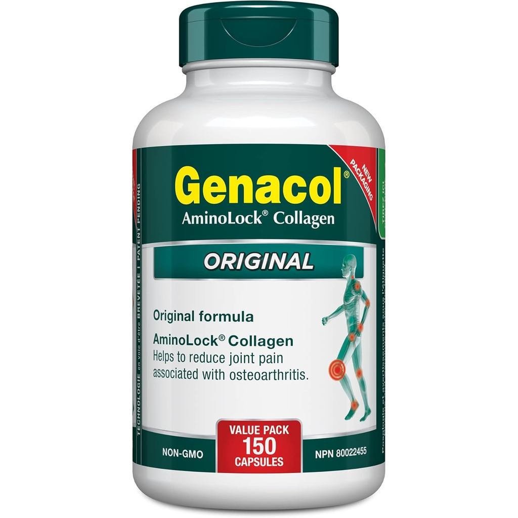 Genacol Original – อาหารเสริมคอลลาเจนพร้อมเปปไทด์คอลลาเจนไฮโดรไลซ์เป็นพิเศษ บรรเทาปวดข้อ รองรับข้อต่
