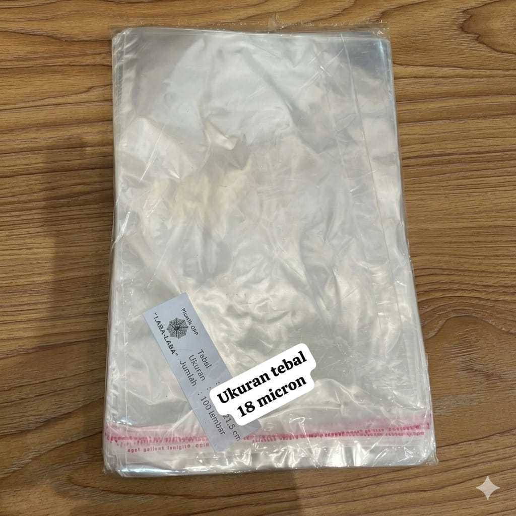 พลาสติก OPP Micron-18 vista เชิญ 11.5x20 13x20 13.5x20 14.5x20 12x21.5 13.5x21.5 14x21.5 14.5x21.5 1