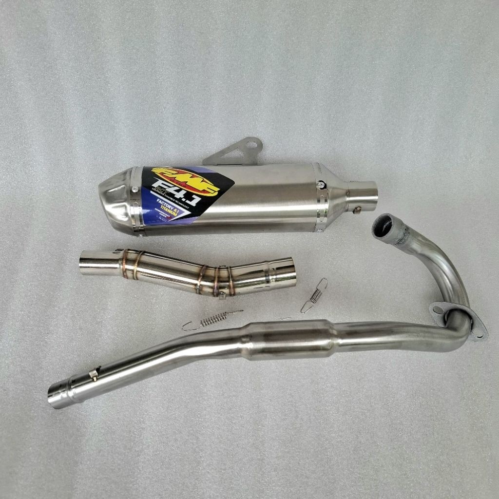เปิดท่อไอเสีย FMF F4.1 ไอเสีย 38 มม.สําหรับ Msx 125 Ksr 110 D-Tracker Klx 150 Crf 150 Xtz Nxr 125/15