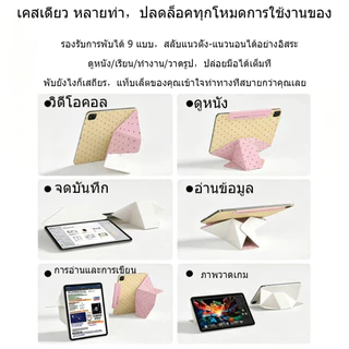 [อัพเกรดใหม่❗] Smart Case gen12 เคสไอแพด Gen11 Air7/Air6/Air8/Air11/13 Air5/Air4 Gen10 Pro11 mini6/7 พับตั้งได้หลายองศา