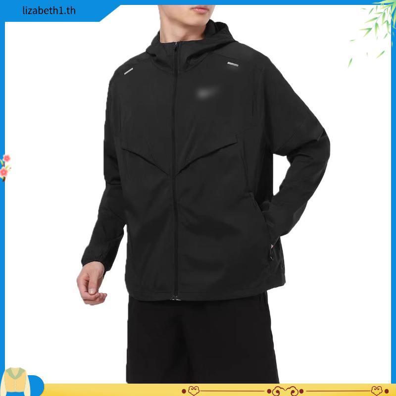 ARI ESSENTIAL WINDBREAKER JACKET - BLACK/SIER/WHITE อาริ เสื้อแขนยาวผ้าร่มกันUVกันลมแท้จากช็อปAri