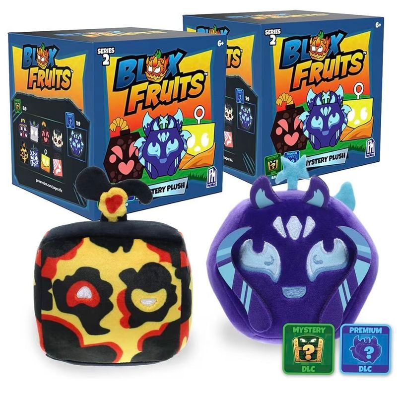 American ของแท้ Blox Fruits Toy Fruit Pet Doll DLC Code Allosaurus Fruit Game Mystery Box