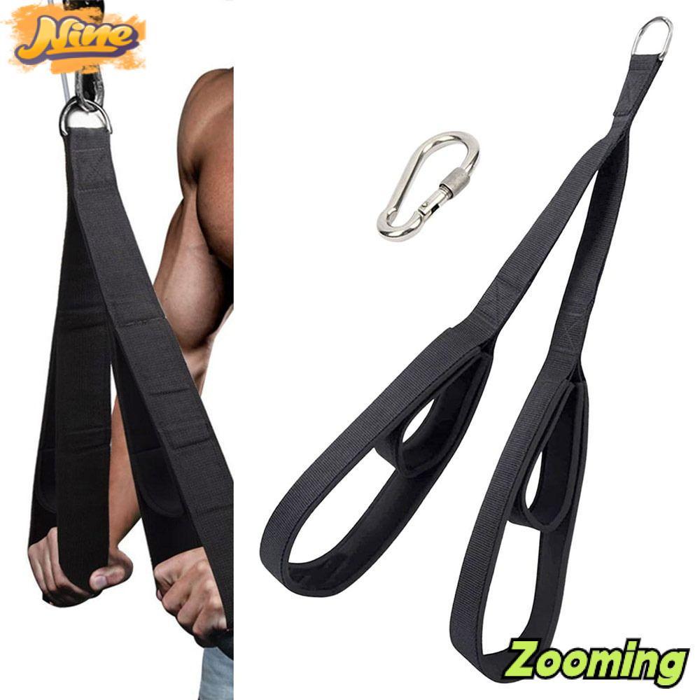 ZOOMING Pulldown Rope, Gym Multi-functional Leg Raise Strap, อุปกรณ์ออกกําลังกายอเนกประสงค์ Tricep S