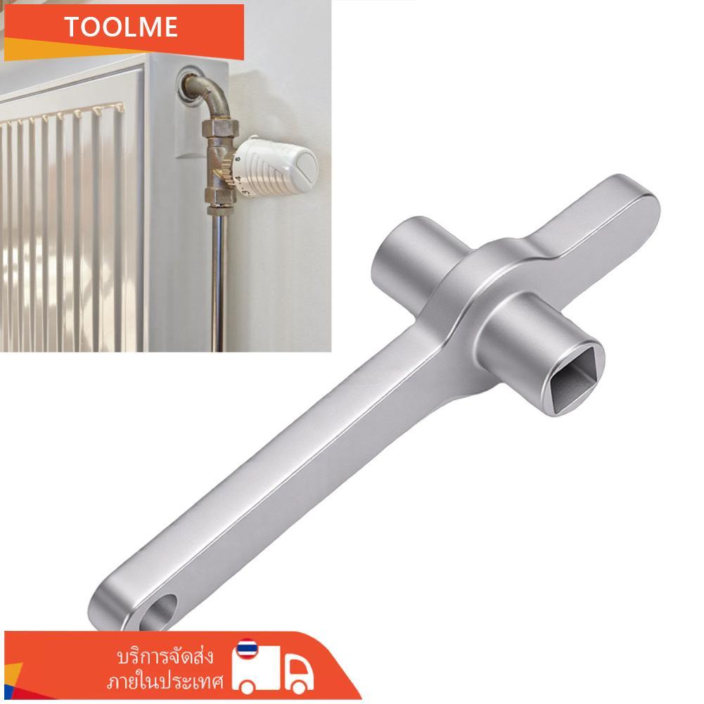 Toolme-TH รูหม้อน้ำ Bleed Key เมตริก Imperial Air Outlet Handle สำหรับ 5x5 มม.วาล์วหนาโลหะผสมเหล็ก