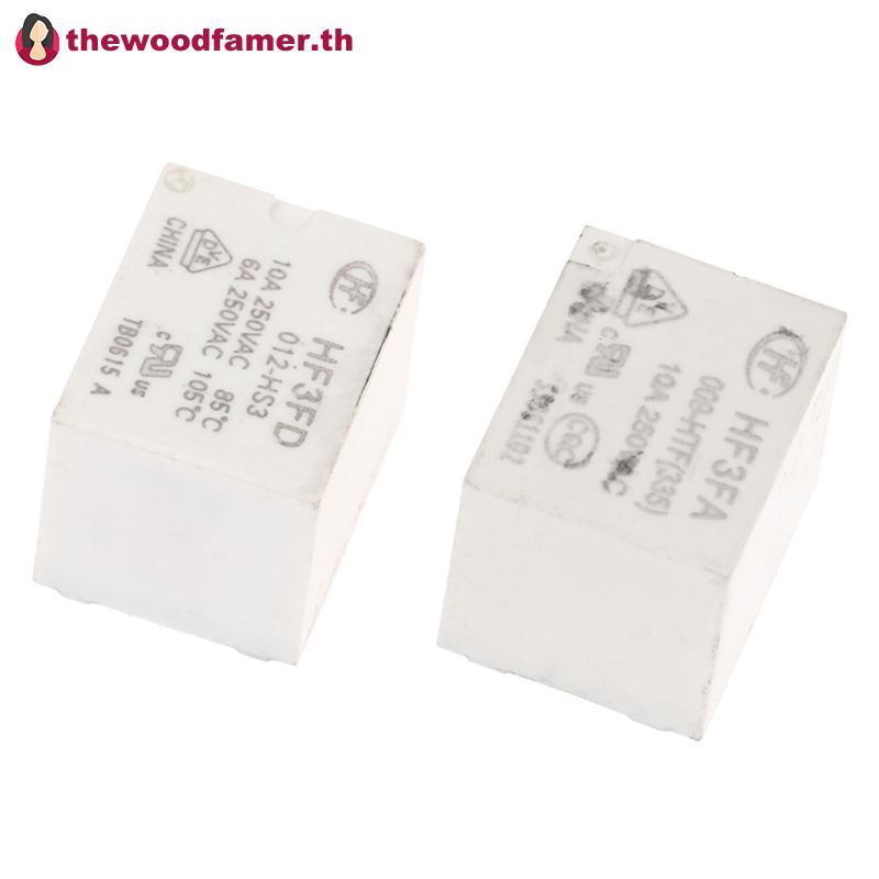 Well HF3FA-009-HSTF HF3FD-012-H3F รีเลย์ 9V 12V DC Power Control Switchponent TH