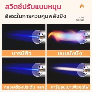 หัวเบิร์นอาหาร หัวพ่นไฟทำขนม หัวพ่นแก๊สแต่งหน้าเค้ก ใช้กับแก๊สกระป๋อง หัวเป่าแก๊สอเนกประสงค์