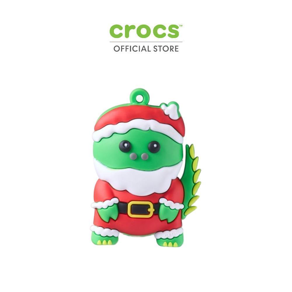 CROCS ตัวติดรองเท้า JIBBITZ™ HOLIDAY DINO ORNAMENT รุ่น 10016542  - MULTICOLOR