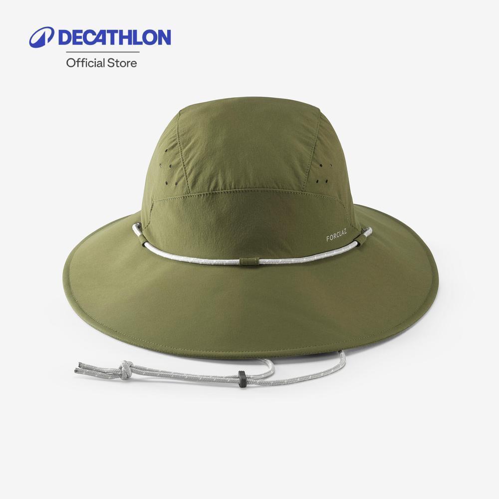 Decathlon Men'S Anti-UV Hat หมวกใส่เทรคกิ้งป้องกันรังสียูวีสำหรับผู้ชาย รุ่น Mt500 - Khaki