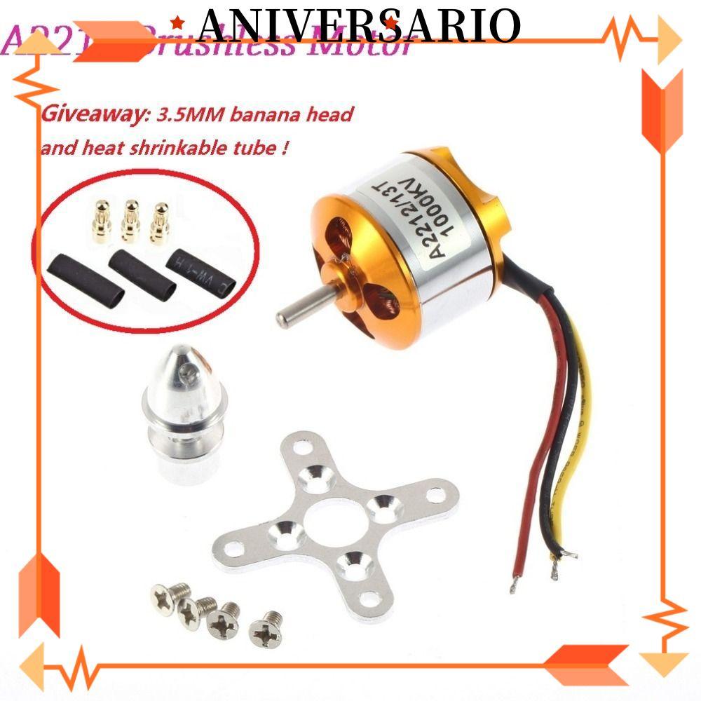 ANIVERSARIO A2212 มอเตอร์, โลหะมอเตอร์ไร้แปรง, 1000KV 1400KV 2200KV Outrunner มอเตอร์สําหรับ RC เครื่องบินเครื่องบิน Multi-copter