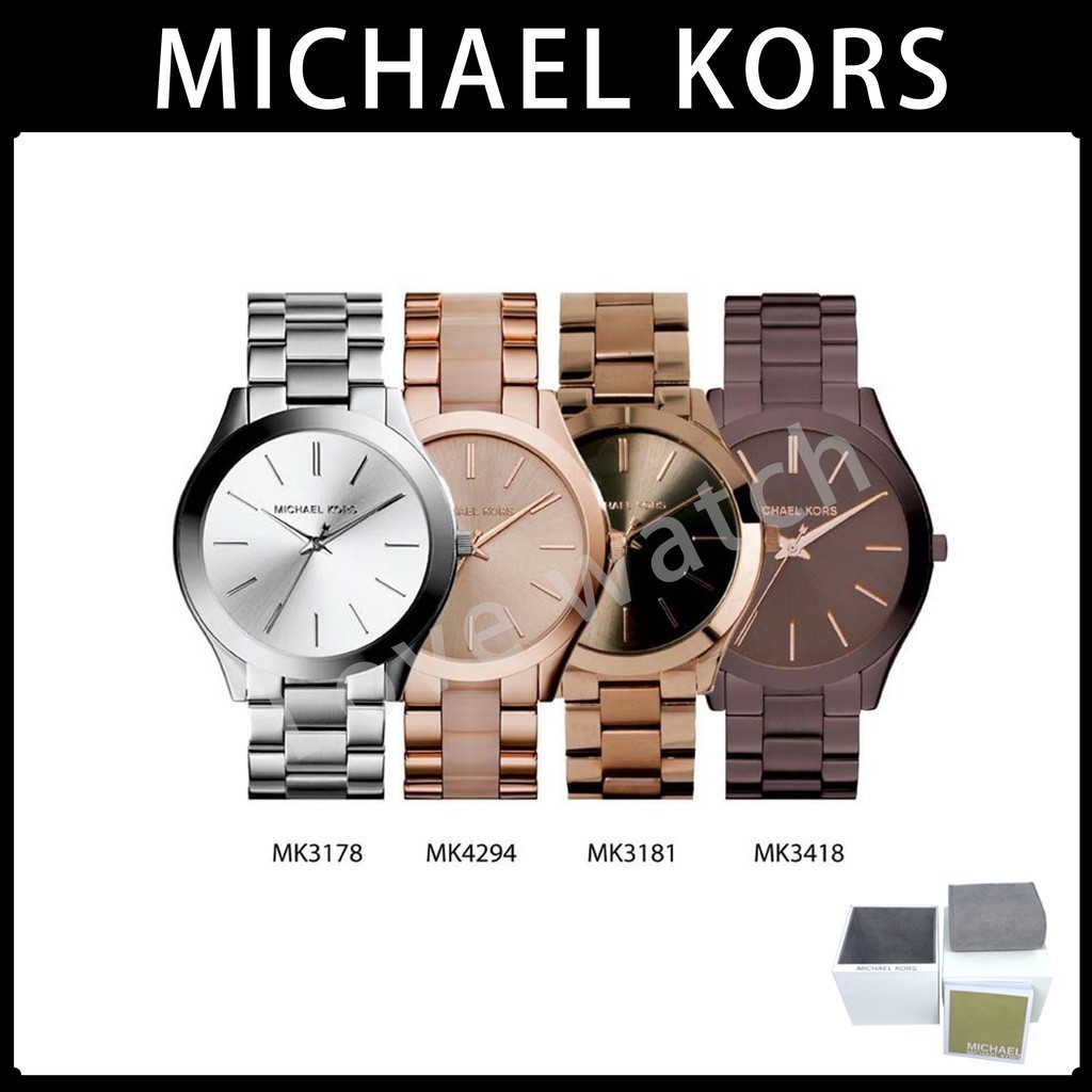 ของแท้ MK3418 MK4294 MK3181 MK3178 39mm นาฬิกาแบรนด์เนมMK นาฬิกาผู้หญิงผู้ชาย สินค้าพร้อมจัดส่ง