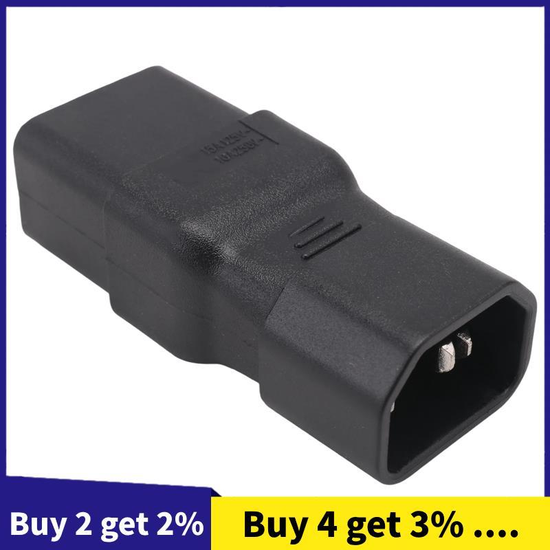 PDU UPS Power IEC ชาย C14 ถึงหญิง C19 อะแดปเตอร์ IEC C19 ถึง C14 Connector