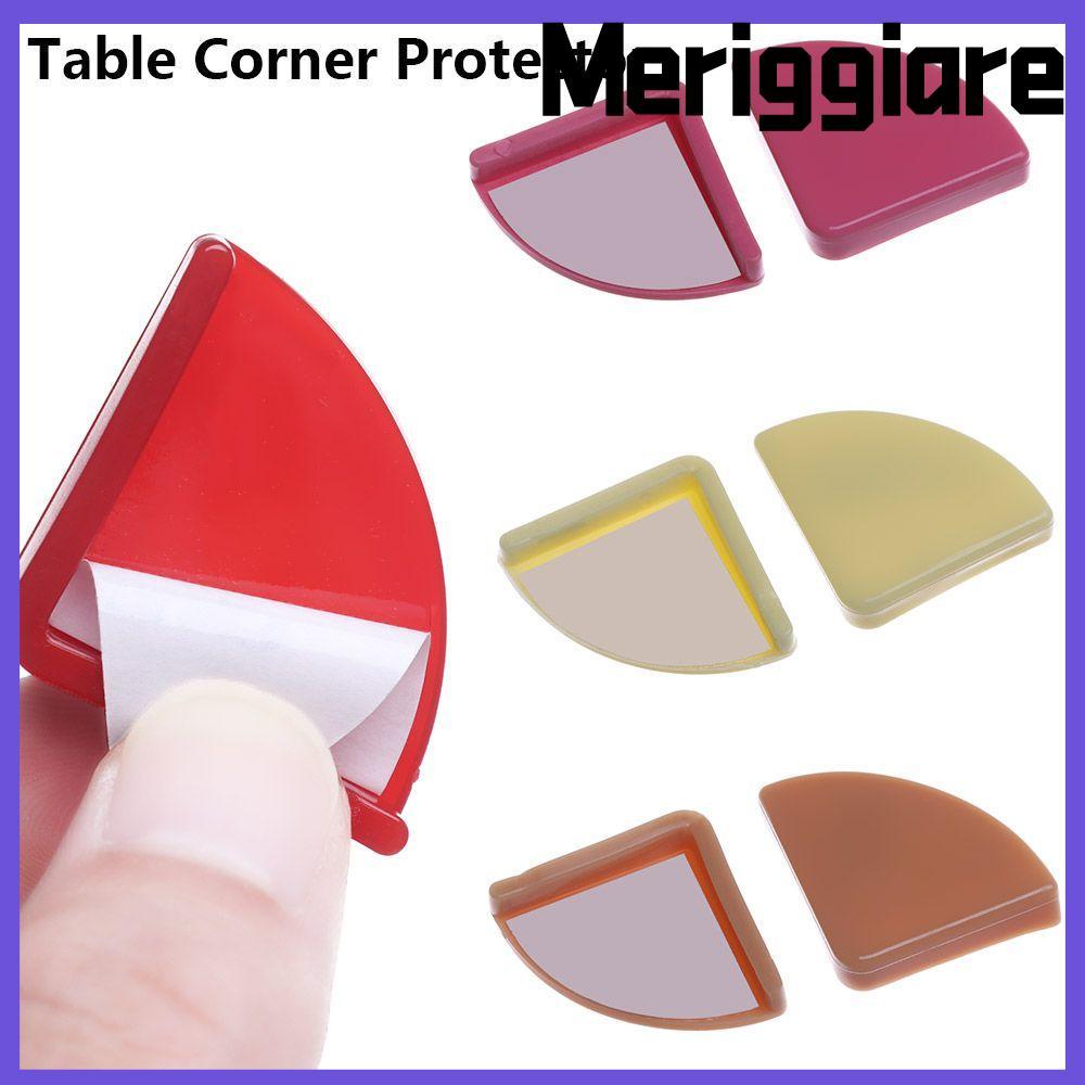 MERIGGIARE 4PCS Corner Guards Soft Safety Desk Table Corner Protector