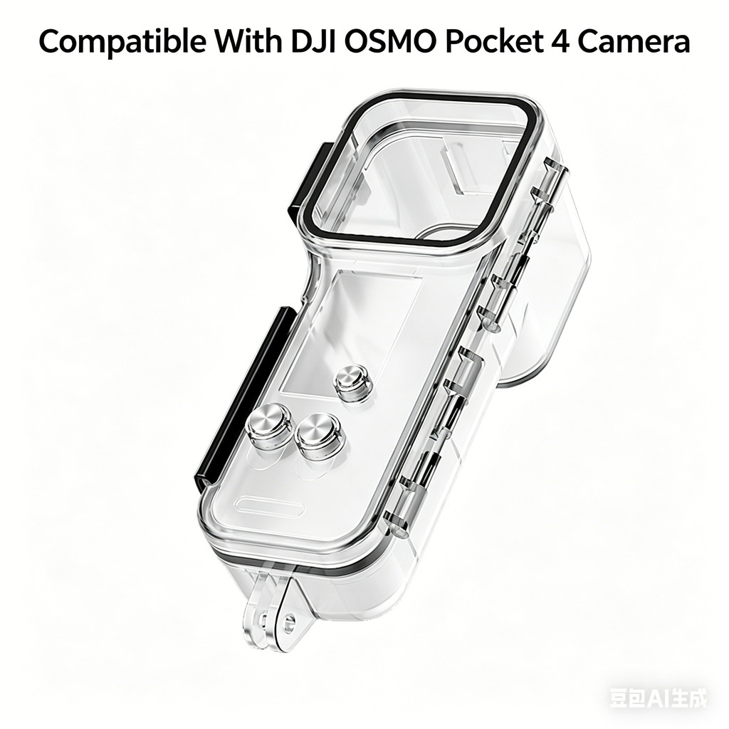 BGNING 50 เมตร IPX8 ดําน้ําเกราะป้องกันกันน้ําเข้ากันได้กับกล้อง DJI OSMO Pocket 4