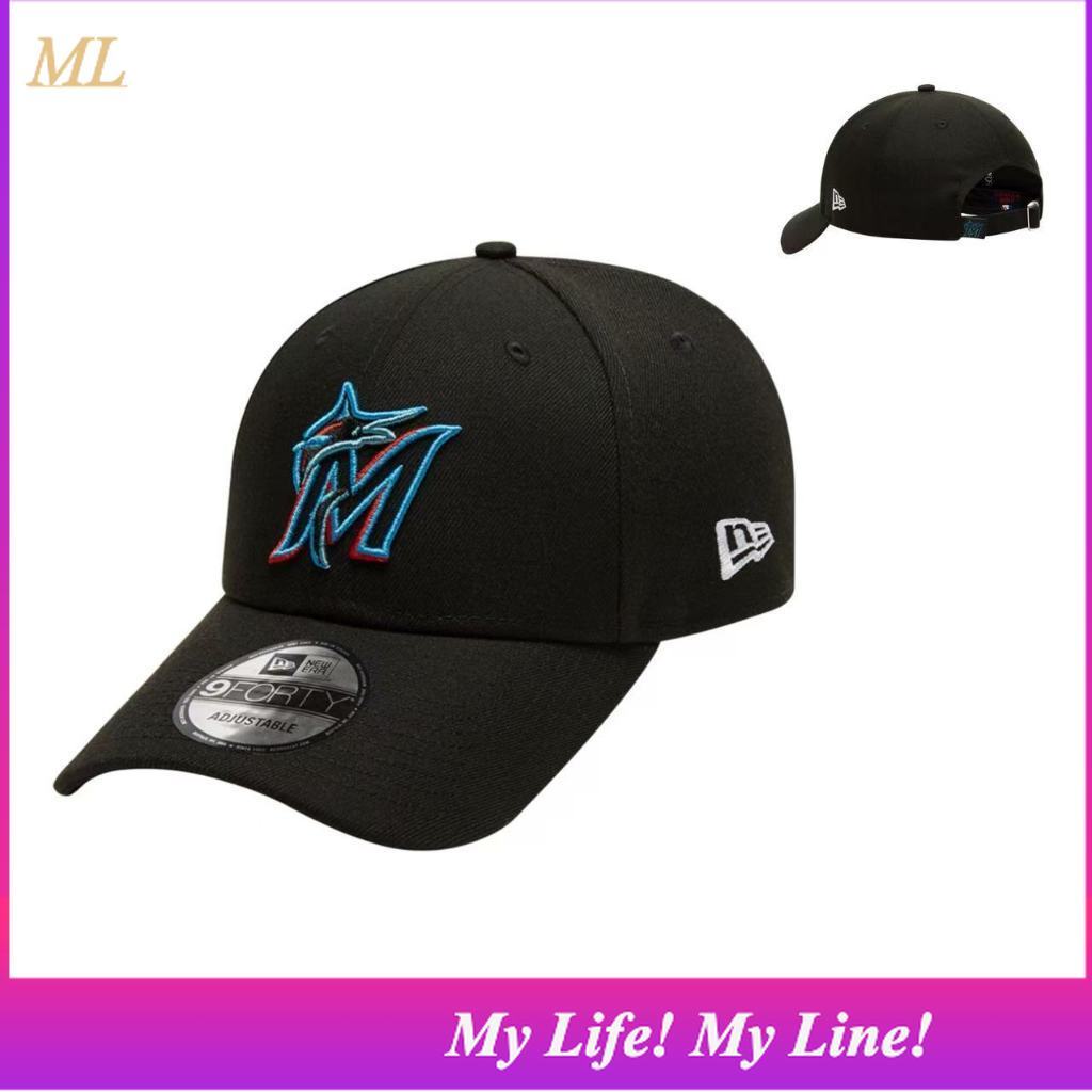 ML1 14674476 ใหม่ ERA 9FORTY MLB PINCH HETTER MIAMI MARLINS Ball Cap K-FASHION