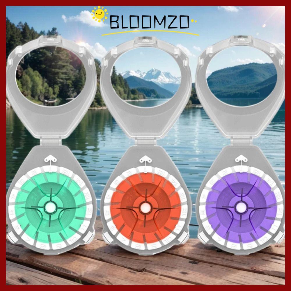 in stockBLOOMZO 1 ชิ้น Winding Board, พร้อมอุปกรณ์ป้องกันความรุนแรงรอบตกปลากล่องสายหลัก, ฝาปิดทนทานมัลติฟังก์ชั่นแบบพกพากล่องเก็บสายอุปกรณ์ตกปลา