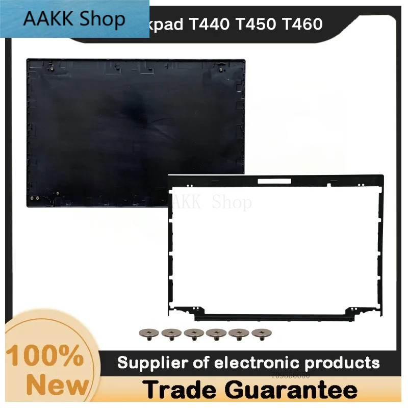 ใหม่สําหรับ Thinkpad T440 T450 T460 ฝาหลัง LCD 04X5447 AP0SR000400 หน้าบาน LCD 04X5448 AP0SR000500 ร