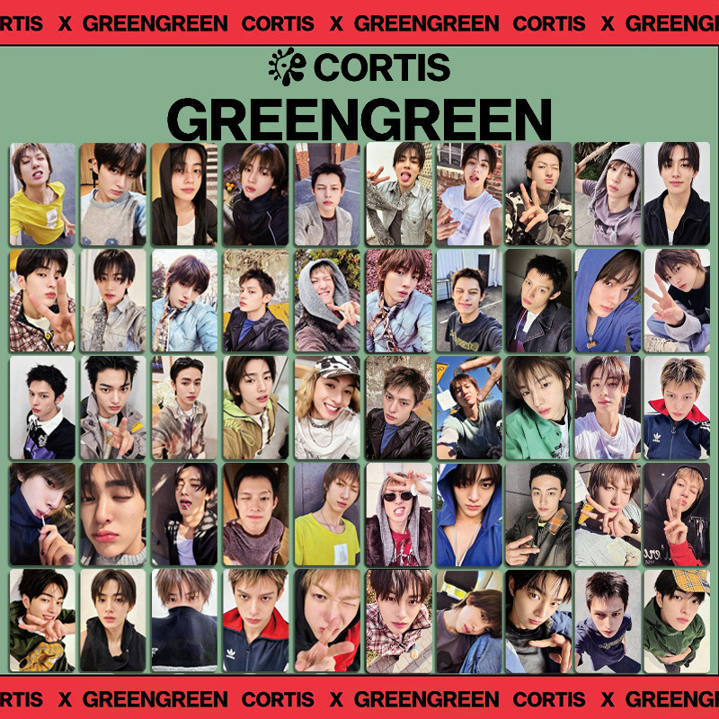 Kpop Idol Martin Mini Album Vol. 2GREEN การ์ดนําโชค การ์ดโบนัส การ์ดอัลบั้ม โปสการ์ด