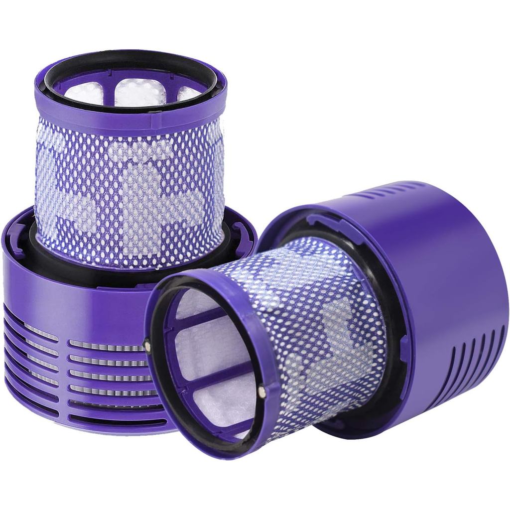 2 แพ็ค V10 เปลี่ยนไส้กรองสูญญากาศสําหรับ Dyson V10 Cyclone Series, V10 Animal, V10 Absolute, V10 Tot